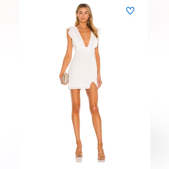 Superdown HARLOW MINI DRESS IN WHITE size Small - Picture 1 of 8